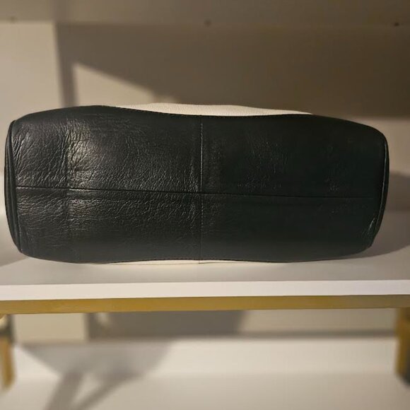 J. Crew Leather Tote (original black strap included) - Picture 5 of 6